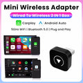 2-In-1 Wireless Carplay Dongle Wired to Wireless Android Auto Adapter AI Smart Box Car Intelligent Systems for Car with Carplay
