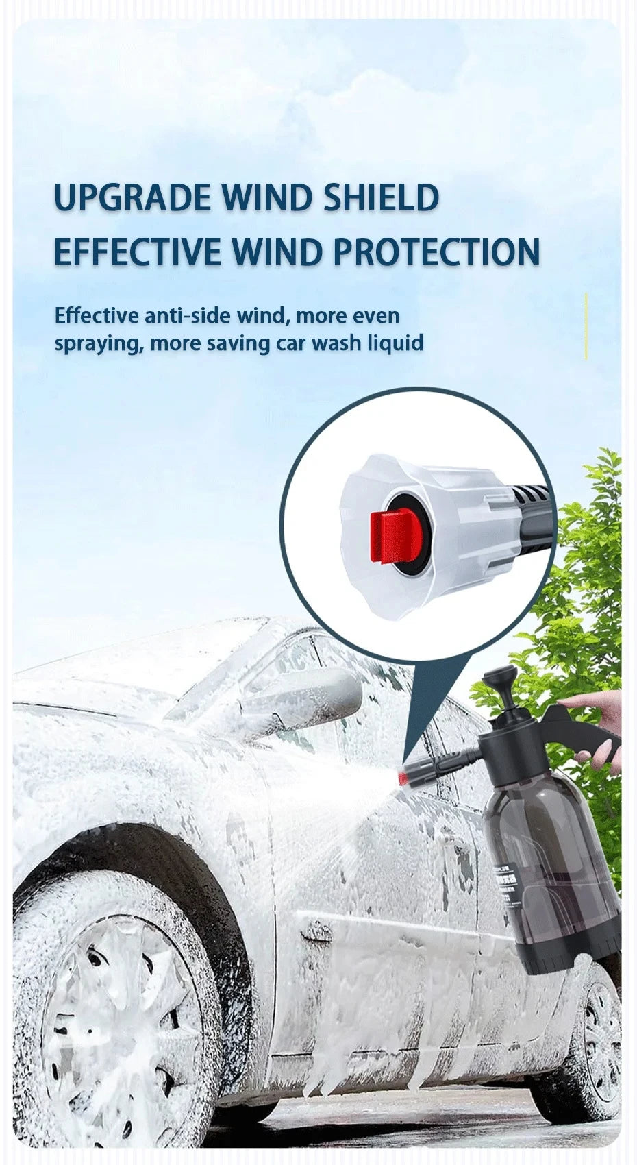 Nexora FoamPro — 2L Snow Foam Pump Sprayer