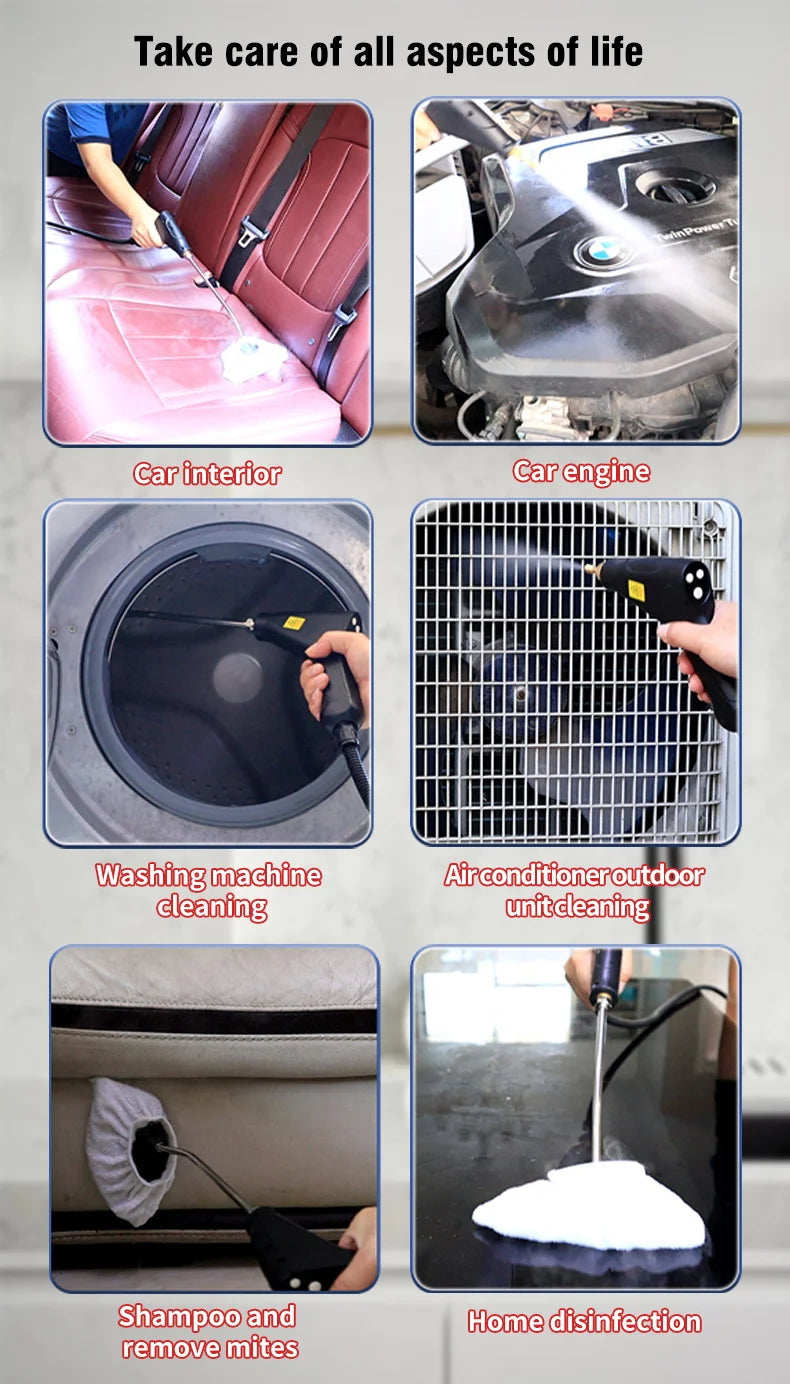 Nexora SteamJet Pro handheld steam cleaner — product photo 5