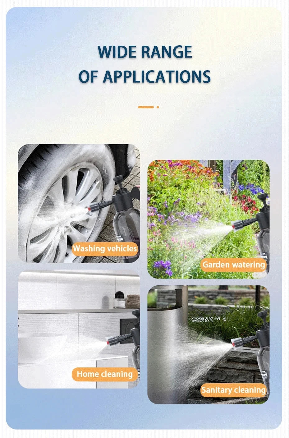 Nexora FoamPro — 2L Snow Foam Pump Sprayer