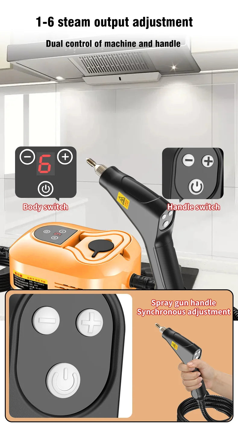Nexora SteamJet Pro handheld steam cleaner — product photo 2